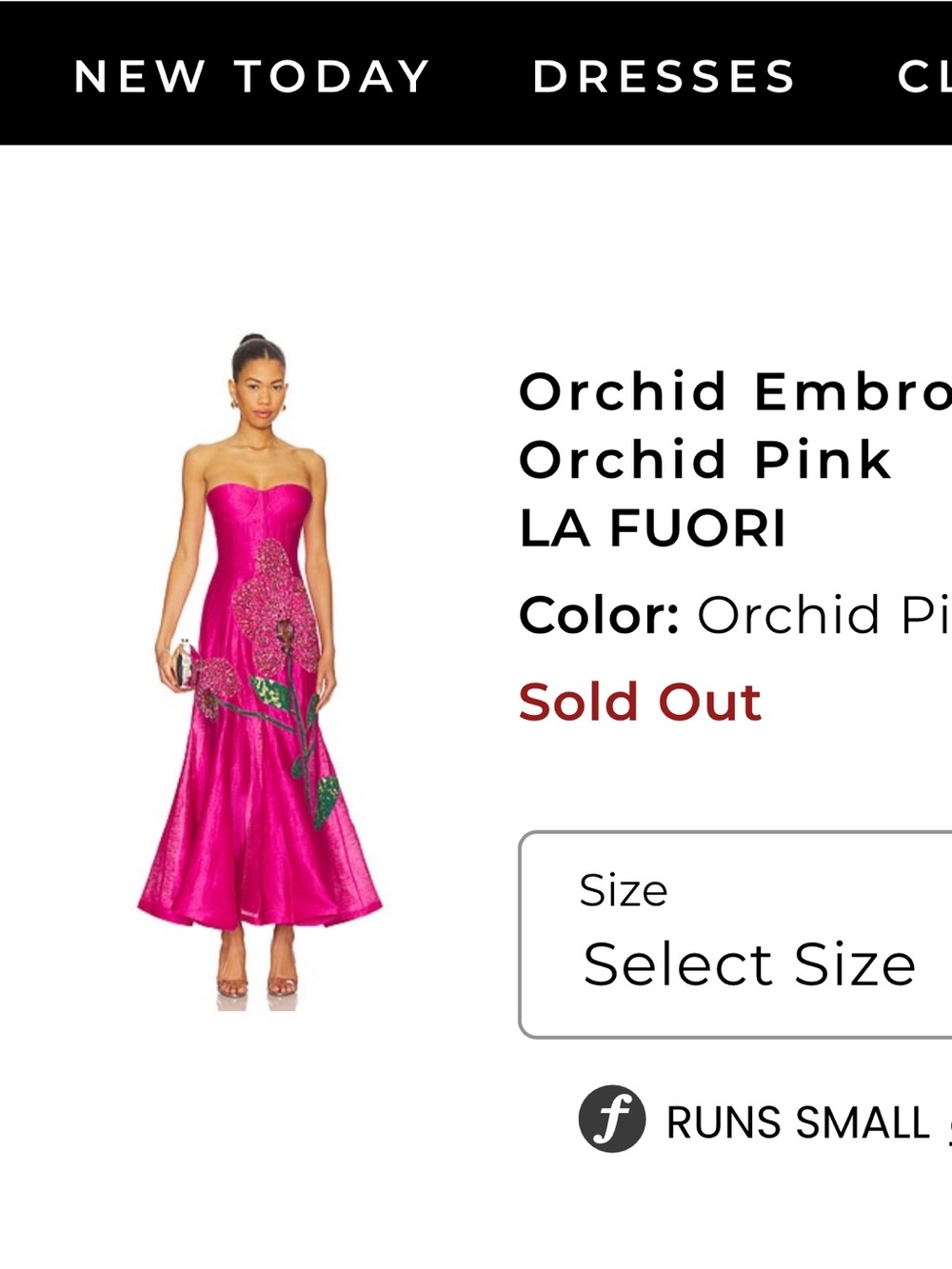 NWT La Fuori Orchid Gown - Picture 4 of 9